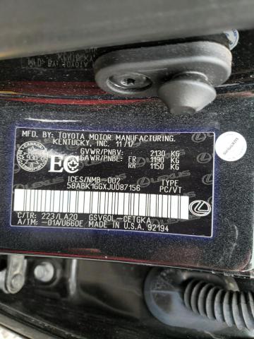 2018 LEXUS ES 350 - 58ABK1GGXJU087156