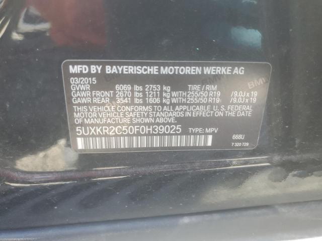2015 BMW X5 SDRIVE3 - 5UXKR2C50F0H39025
