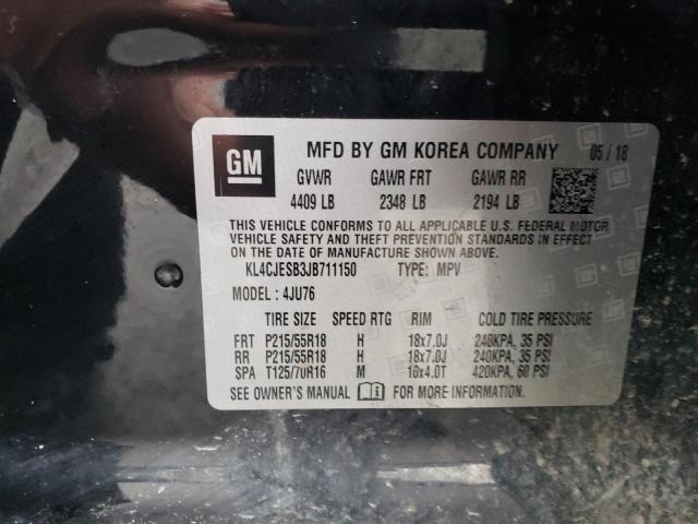 2018 BUICK ENCORE PRE - KL4CJESB3JB711150