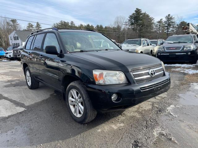 Salvage cars for sale from Copart Billerica, MA: 2007 Toyota Highlander Hybrid