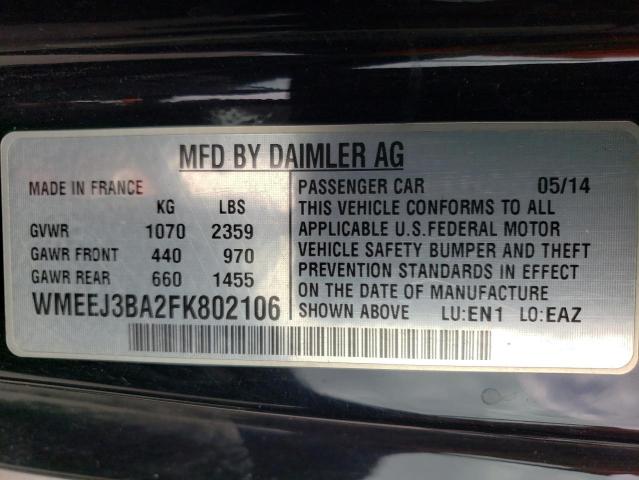 WMEEJ3BA2FK802106 Smart Fortwo Pure
