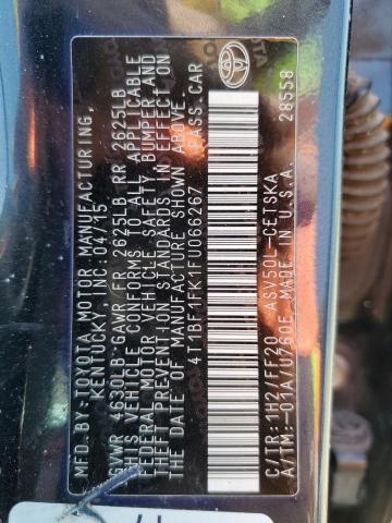 2015 TOYOTA CAMRY LE/X 4T1BF1FK1FU066267