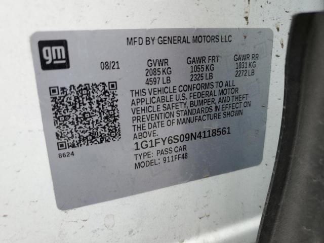 2022 CHEVROLET BOLT EUV L - 1G1FY6S09N4118561