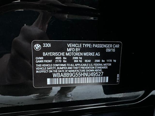 WBA8B9G55HNU49527 BMW 330 I