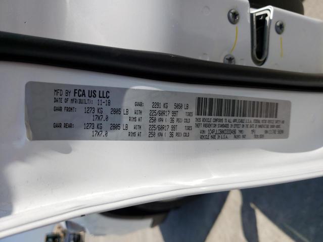 1C4PJLCB0KD333496 Jeep Cherokee Latitude