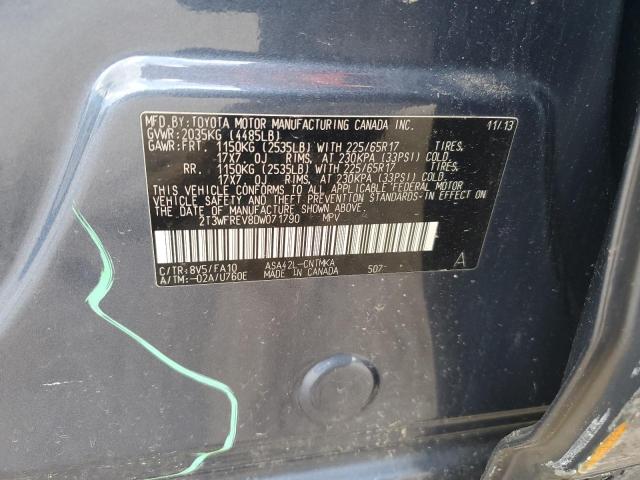 VIN 2T3WFREV8DW071790 2013 TOYOTA RAV4 no.13