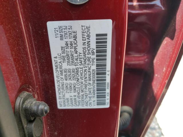 2022 HONDA CR-V SE - 7FARW1H75NE000828