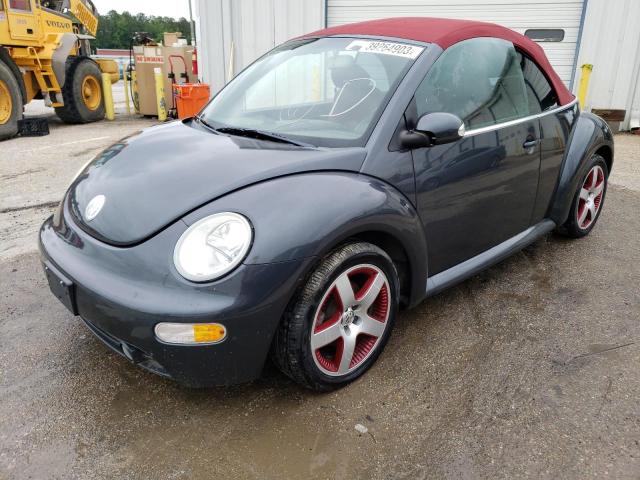 Lot #2459875011 2005 VOLKSWAGEN NEW BEETLE salvage car