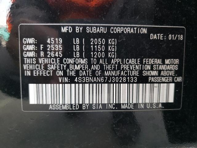 4S3BNAN67J3028133 Subaru Legacy 2.5i Limited