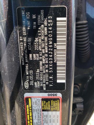 2021 KIA K5 EX - 5XXG34J26MG014583