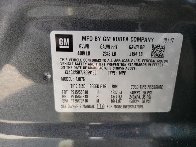 KL4CJ2SB7JB559159 Buick Encore Sport Touring