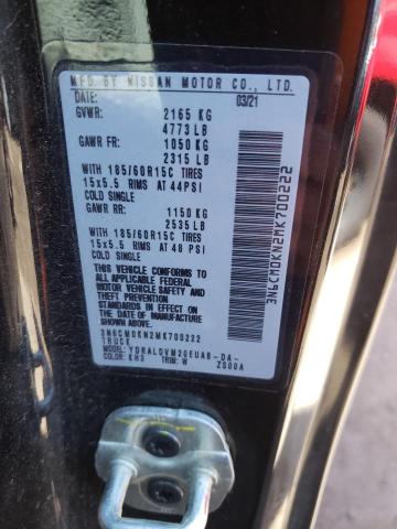 2021 NISSAN NV200 2.5S - 3N6CM0KN2MK700222