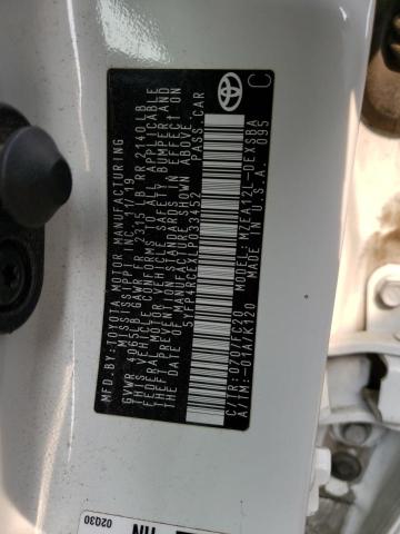 5YFP4RCEXLP033452 Toyota COROLLA SE