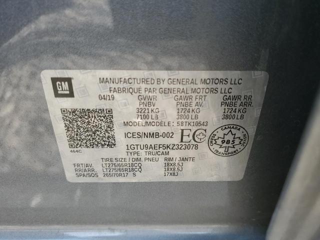 1GTU9AEF5KZ323078 GMC Sierra K1500