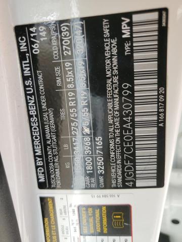 4JGDF7CE0EA430799 Mercedes-Benz Gl 450 4matic