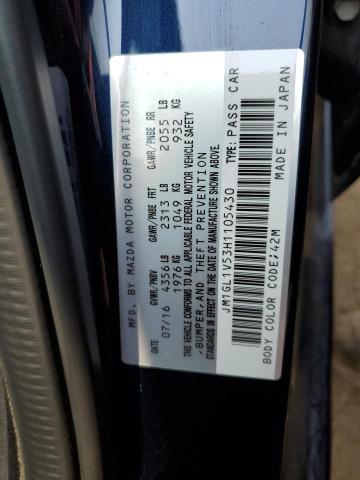 JM1GL1V53H1105430 Mazda 6 TOURING