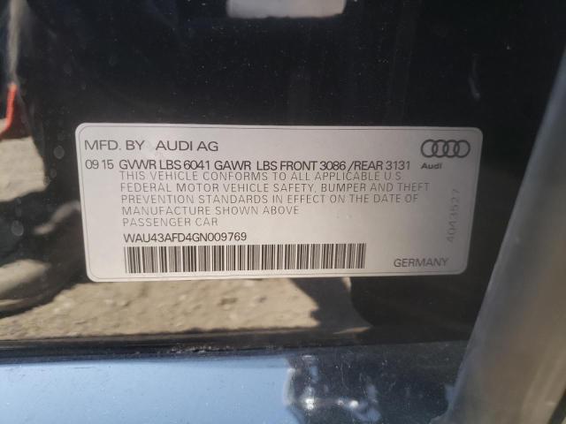 2016 AUDI A8 L QUATT - WAU43AFD4GN009769