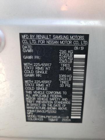 KNMAT2MV2LP521312 Nissan ROGUE S