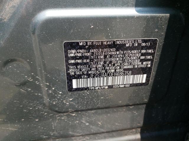 JF2SJAAC0EH486758 Subaru Forester 2.5i