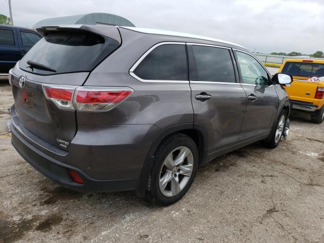 VIN 5TDDKRFH3ES026741 2014 Toyota Highlander, Limited no.3