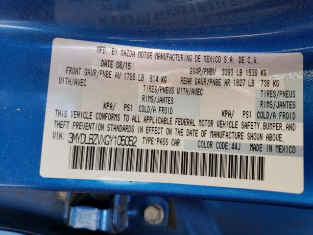 3MYDLBZVXGY105052 Toyota SCION IA