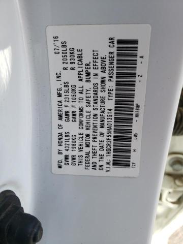 VIN 1HGCR2F55HA013514 2017 HONDA ACCORD no.12