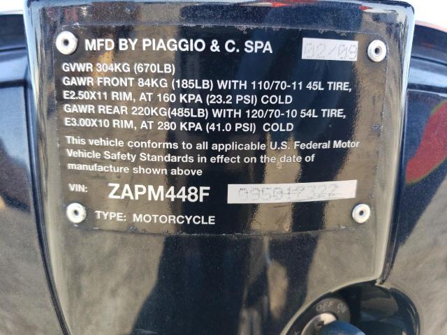2009 VESPA LX 150 ZAPM448F095017322