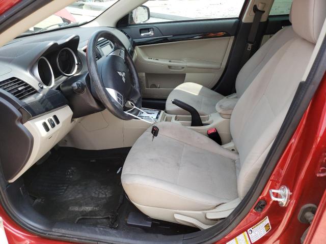 VIN: JA32U2FU1HU012289 Auction: COPART Lot: 50974213 Location: TX - SAN ANTONIO JA32U2FU1HU012289 MITSUBISHI LANCER 2017 RED Photo 7