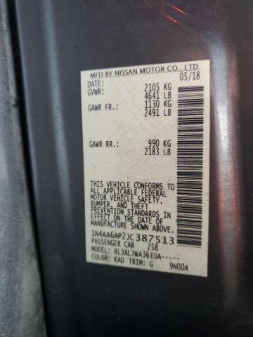 1N4AA6AP2JC387513 Nissan Maxima 3.5s