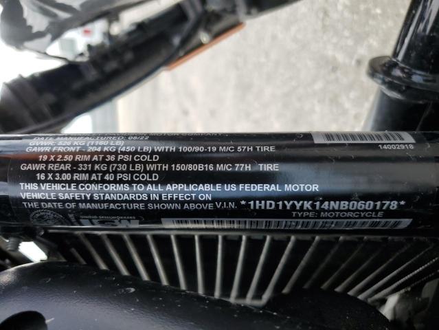 2022 HARLEY-DAVIDSON FXBBS - 1HD1YYK14NB060178