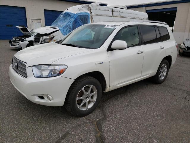 Salvage cars for sale from Copart Pasco, WA: 2008 Toyota Highlander Hybrid Limited