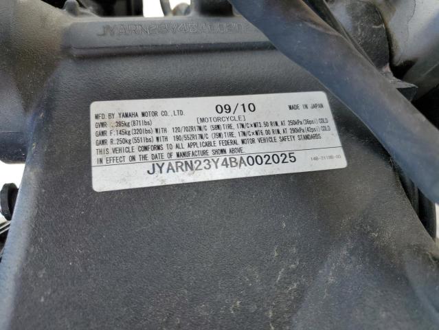 2011 YAMAHA YZFR1 C JYARN23Y4BA002025