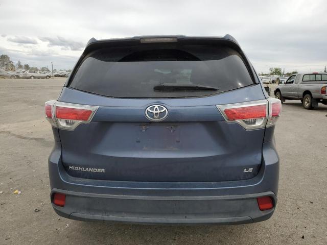 VIN 5TDZARFH1ES006366 2014 Toyota Highlander, LE no.6