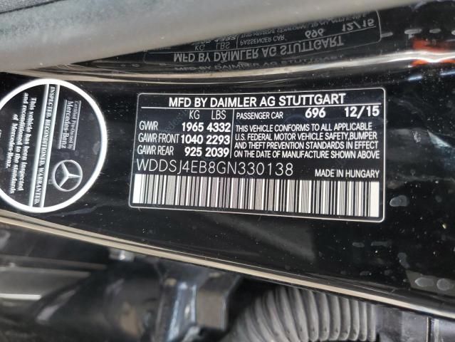 WDDSJ4EB8GN330138 Mercedes-Benz CLA 250
