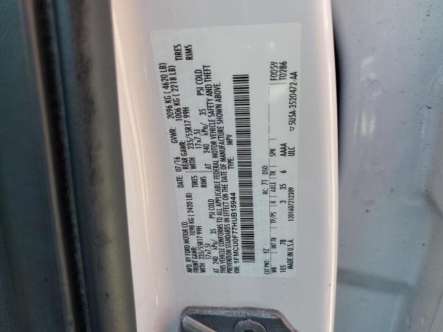 1FMCU0F77HUB15944 Ford ESCAPE S