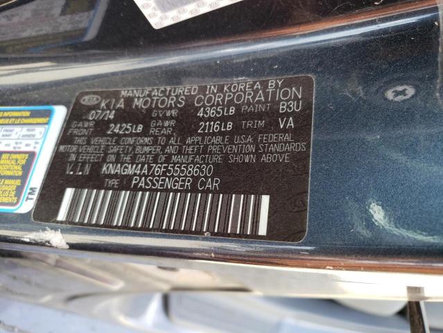 KNAGM4A76F5558630 KIA Optima Lx