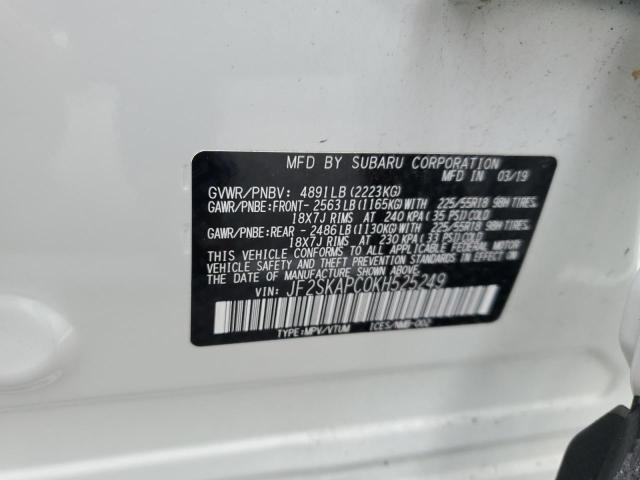 JF2SKAPC0KH525249 Subaru Forester Sport