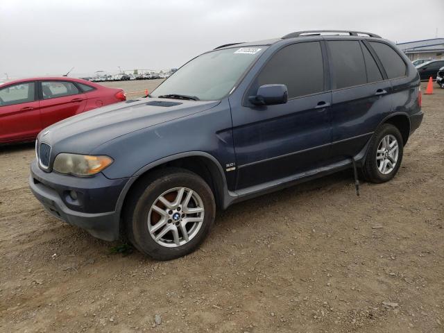 BMW salvage cars for sale: 2005 BMW X5 3.0I
