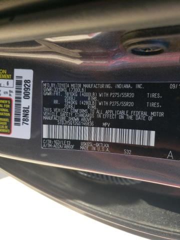 2016 TOYOTA SEQUOIA LI - 5TDJY5G12GS146836