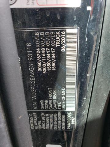 2016 MERCEDES-BENZ METRIS - WD3PG2EA6G3193118