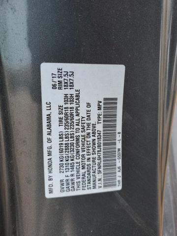 5FNRL6H78JB018347 2018 HONDA ODYSSEY - Image 13