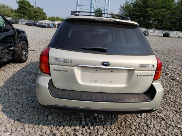 VIN: 4S4BP62C777323036 Auction: COPART Lot: 53643503 Location: NJ - TRENTON 4S4BP62C777323036 SUBARU OUTBACK 2007 BEIGE Photo 6