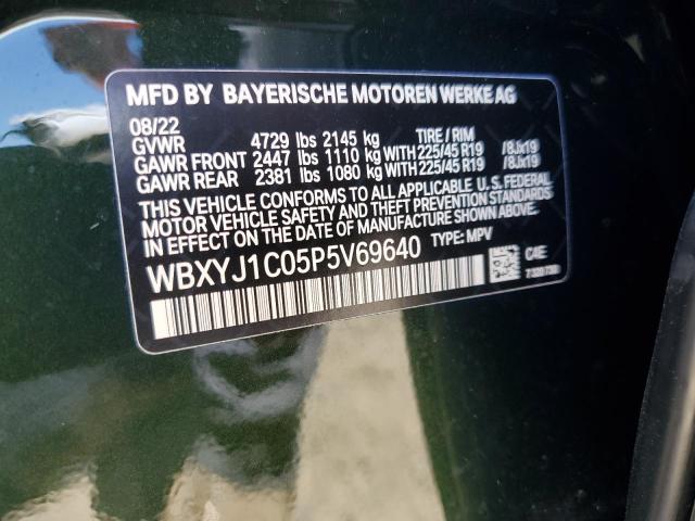 VIN WBXYJ1C05P5V69640 2023 BMW X2, Xdrive28I no.13