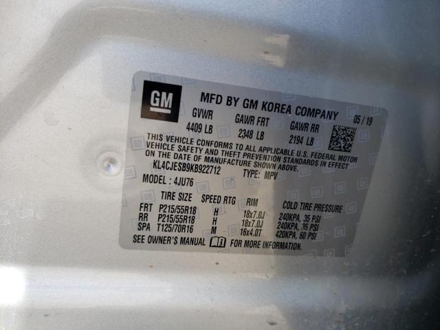KL4CJESB9KB922712 Buick Encore Preferred