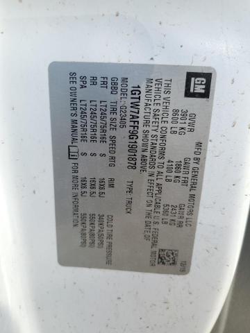 1GTW7AFF9G1901878 GMC Savana G2500