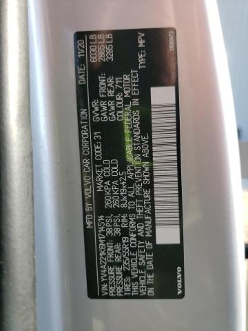 2021 VOLVO XC90 T6 MO - YV4A221K6M1714514