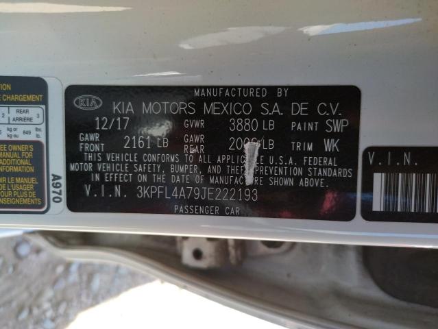 3KPFL4A79JE222193 KIA FORTE LX
