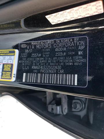 KNAGT4LE2J5020630 KIA OPTIMA HYBRID