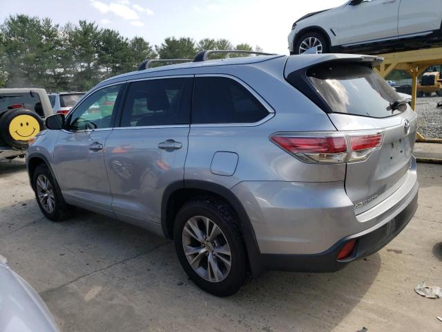 VIN 5TDJKRFH0ES049039 2014 Toyota Highlander, Xle no.2