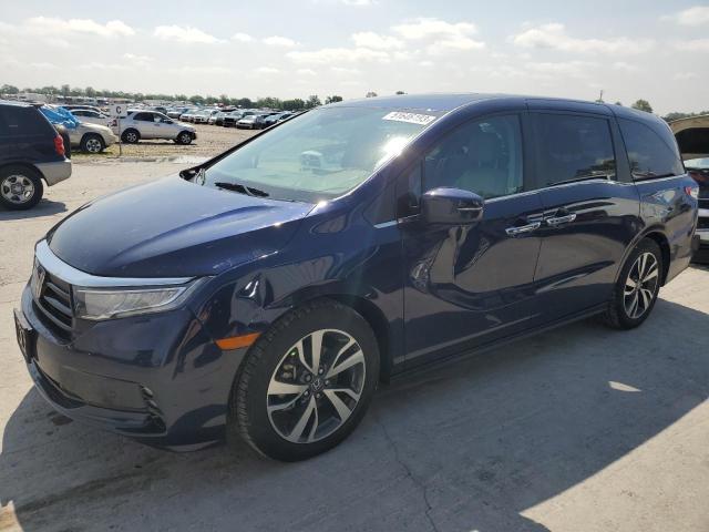 Salvage cars for sale from Copart Sikeston, MO: 2021 Honda Odyssey Touring